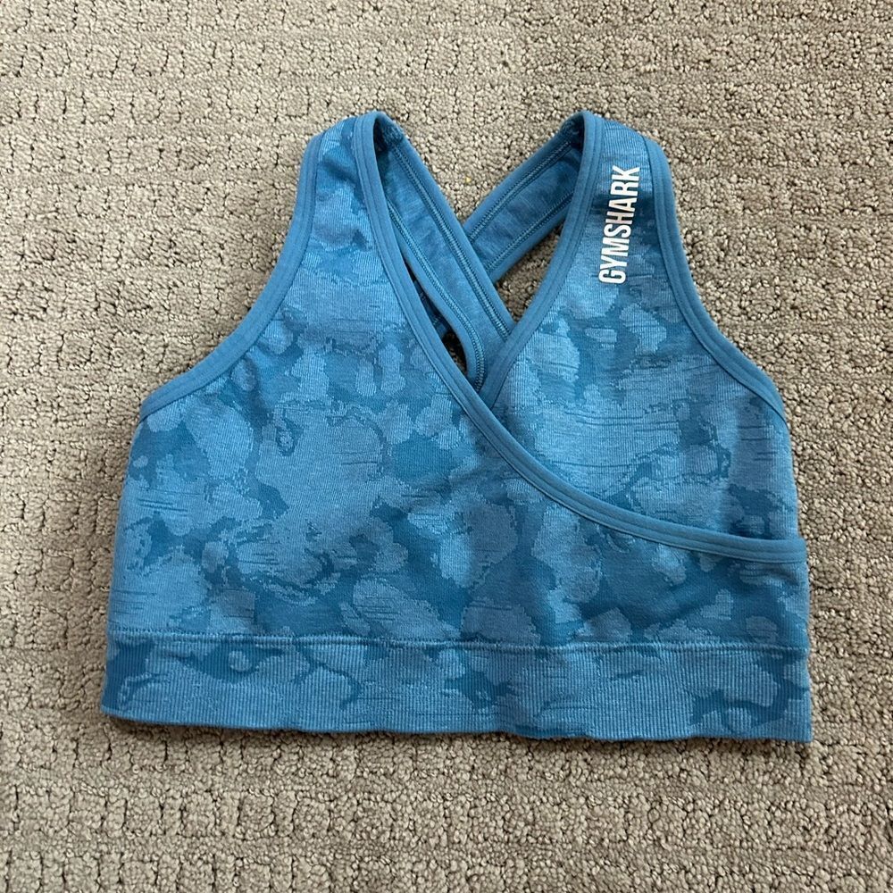 Gymshark Blue Adapt Sports Bra